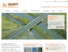 Tablet Screenshot of pjhegarty.ie